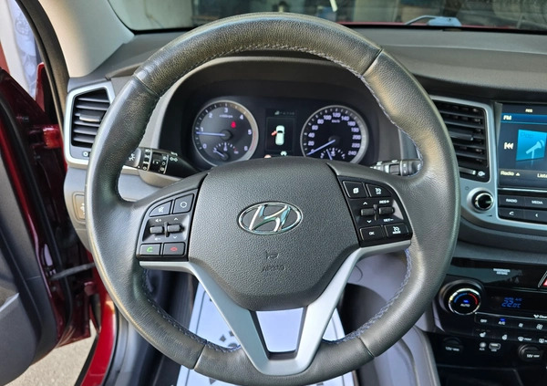 Hyundai Tucson cena 66999 przebieg: 168841, rok produkcji 2015 z Łęczna małe 781